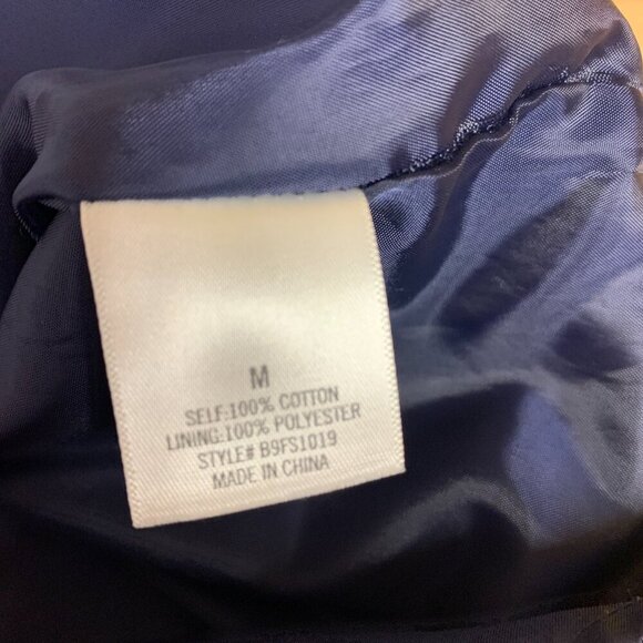 Harper Heritage skirt SZ M navy corduroy mutli floral embroidered mini boho - Picture 6 of 8